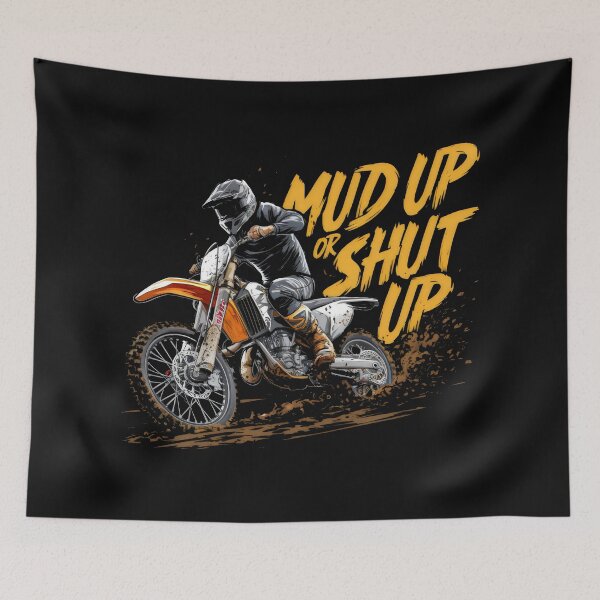 Item preview, Dirt Bike Motocross Motorcycle -"Dirt Bike Dreams: Live the MX Life" designed and sold by stickercuffs.