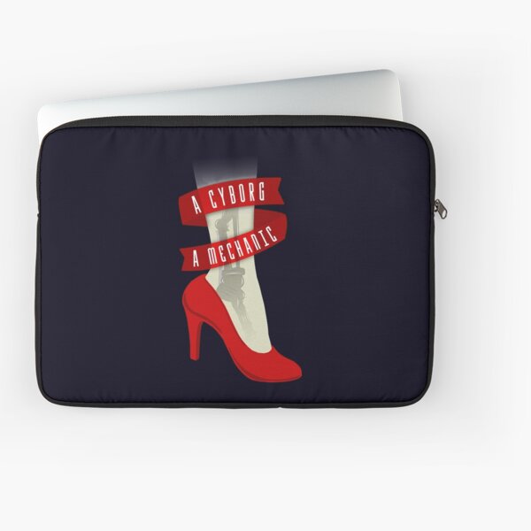 Ein Cyborg. Ein Mechaniker | ASCHE Laptoptasche