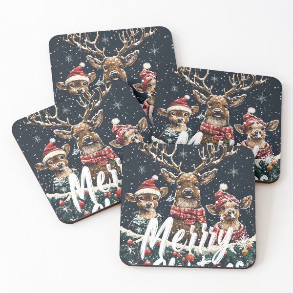 Item preview, Merry Reindeer designed and sold by dazzeink.