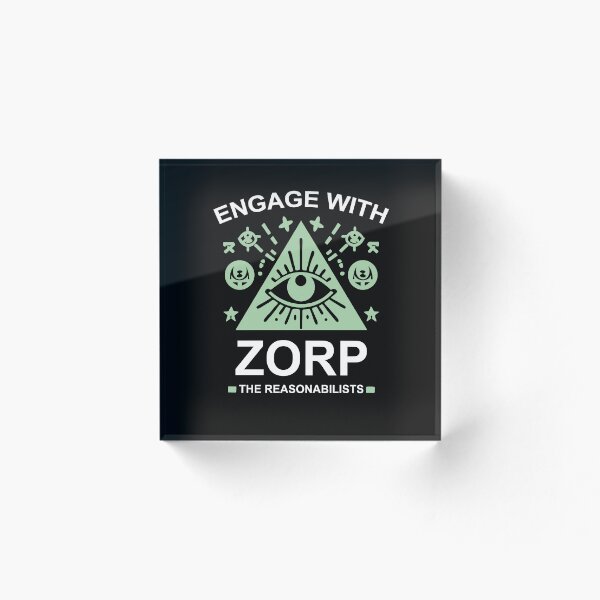 Aperçu de l'œuvre Engagez-vous avec Zorp Parks & Rec créée et vendue par ChunkByChunk.