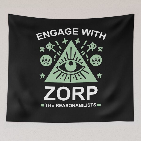 Item preview, Engage With Zorp Parks & Rec designed and sold by ChunkByChunk.