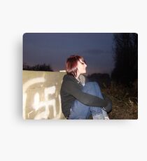 Neo Nazi Teens Canvas Print