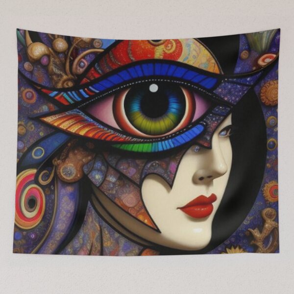 Item preview, Abstract One Eye Art  designed and sold by TheDarkWardrobe.