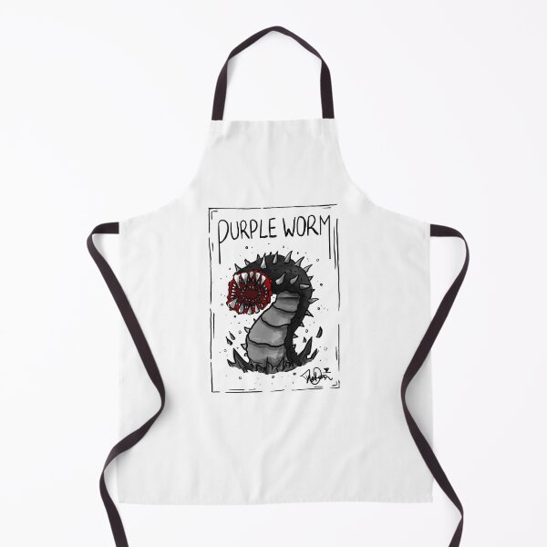 Item preview, Monster Manual Alphabet: purple worm designed and sold by TheDoodlemancer.
