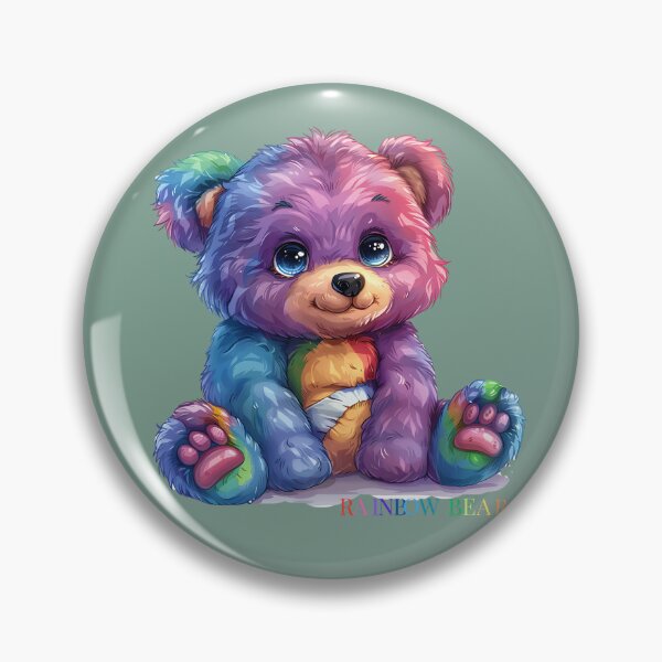 Item preview, Rainbow cute bear, Bear custom Teddy Bear day designed and sold by CHOKCHAIVONGDEE.