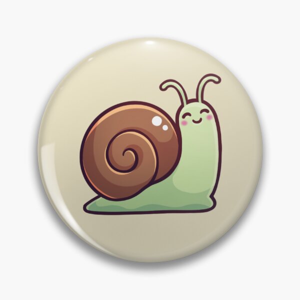Item preview, Cute Happy Green Garden Snail Sticker designed and sold by KatieCrooked.