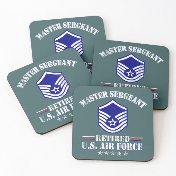 Item preview, Master Sergeant Retired Air Force Military Retirement Gift designed and sold by JeannettaBarr.