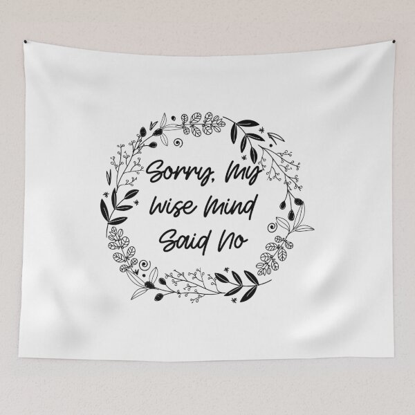 Item preview, sorry,my wise mind said no  designed and sold by belladesign7.