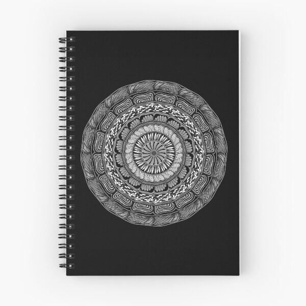 Item preview, Shades of black mandala designed and sold by Enchantress_8 .
