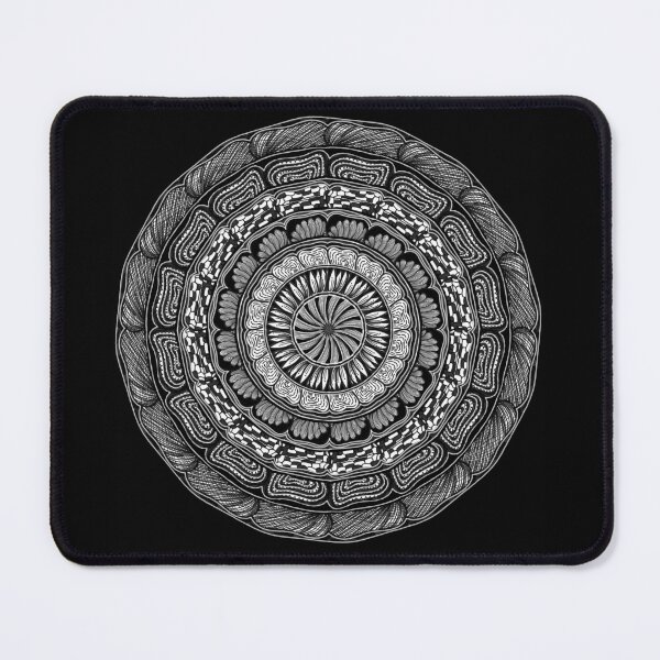 Item preview, Shades of black mandala designed and sold by Enchantress_8 .