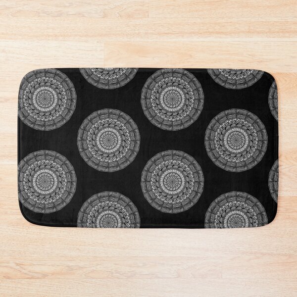 Item preview, Shades of black mandala designed and sold by Enchantress_8 .