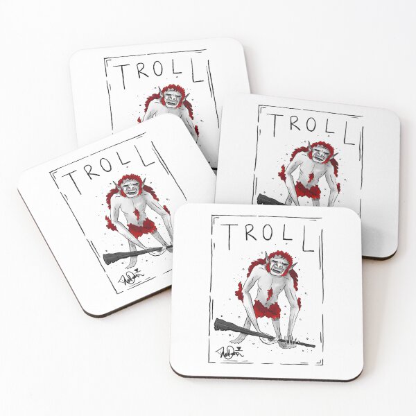 Item preview, Monster Manual Alphabet: troll designed and sold by TheDoodlemancer.