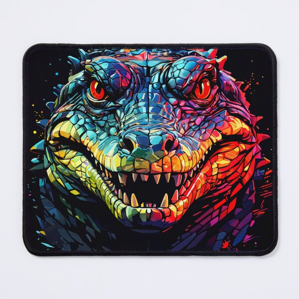 Item preview, WPAP inspired portrait of a Crocodile designed and sold by Petalandfur.