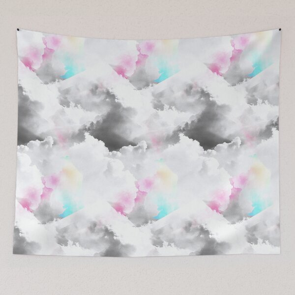 Item preview, Airy Fluffy Clouds Seamless Pattern designed and sold by patternicco.