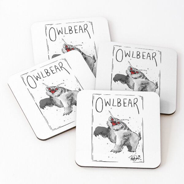 Item preview, Monster Manual Alphabet: Owlbear designed and sold by TheDoodlemancer.
