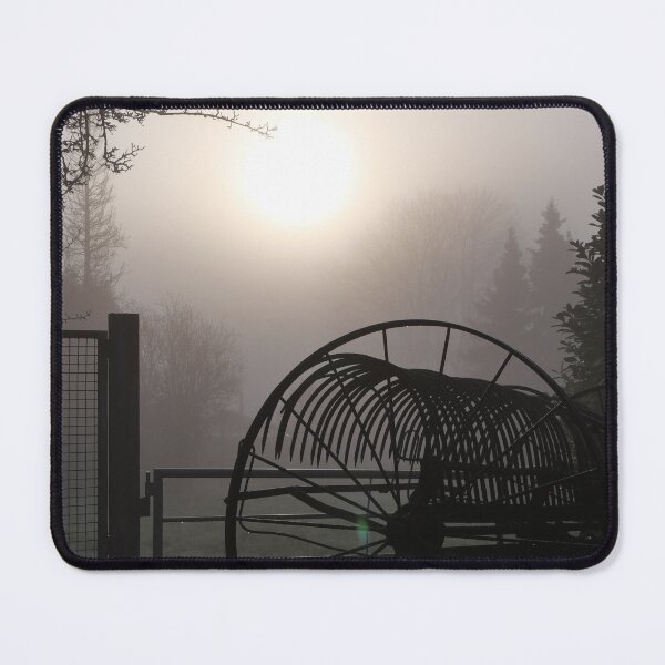 Item preview, Old bike hidden in the fog designed and sold by SabineBeckmann.
