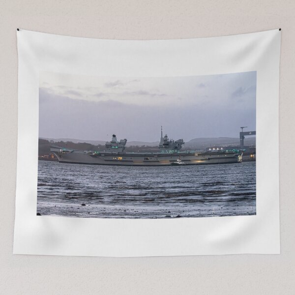 Item preview, HMS Queen Elizabeth in the River Forth designed and sold by Avi8Jack.