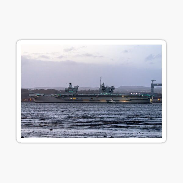 Item preview, HMS Queen Elizabeth in the River Forth designed and sold by Avi8Jack.