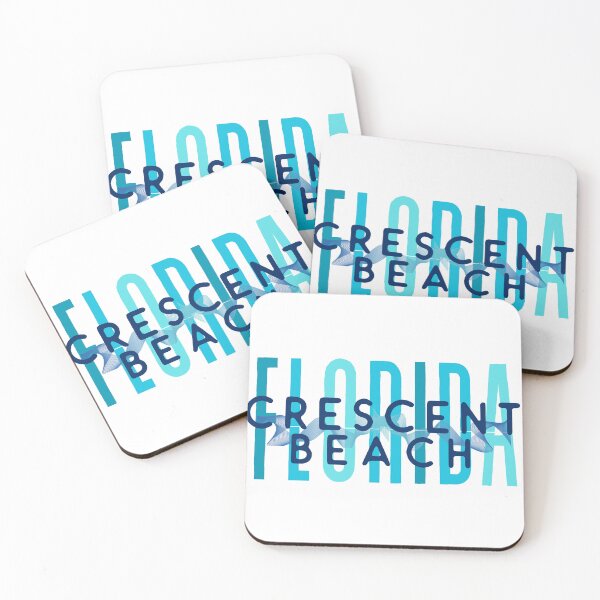 Item preview, Crescent Beach Florida (Ocean Split) designed and sold by Whackadoodletee.