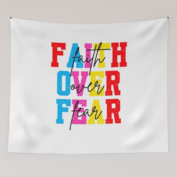 Item preview, Faith Over Fear,Retro Christian Women's Gospel Quotes, Inspirational  Christian Woman Design designed and sold by mattlee20.