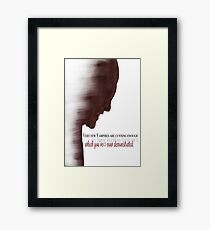 The Master - Buffy Framed Print
