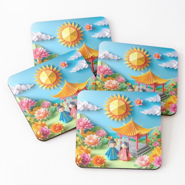 Item preview, Qixi Festival Origami Style designed and sold by KRTstudio.