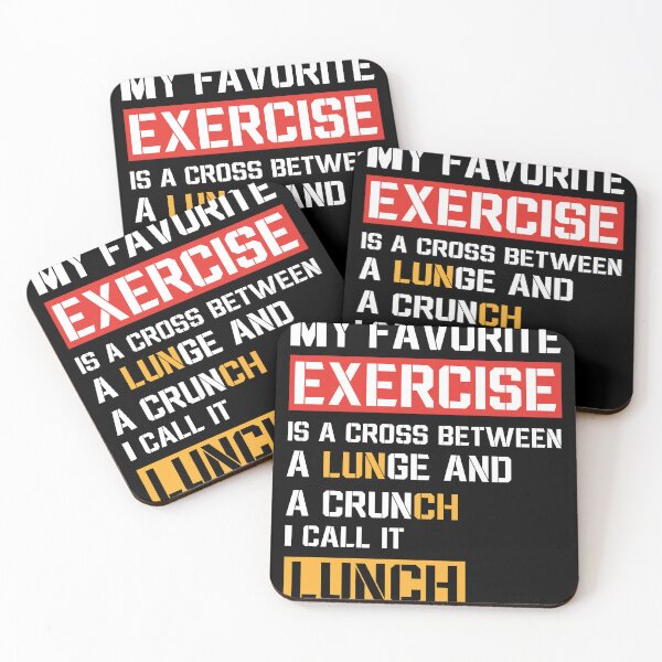 Item preview, My favorite exercise is a cross between a lunge and a crunch... | Lunge and Crunch = Lunch Humor designed and sold by ABteech.