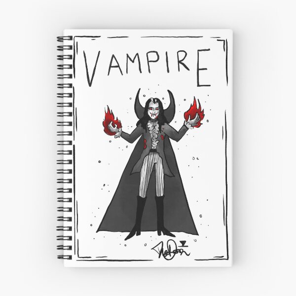 Item preview, Monster Manual Alphabet: vampire designed and sold by TheDoodlemancer.