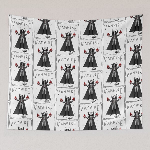 Item preview, Monster Manual Alphabet: vampire designed and sold by TheDoodlemancer.