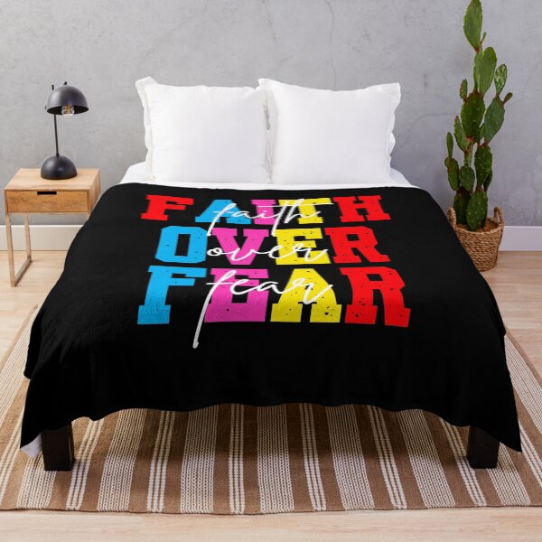 Item preview, Faith Over Fear,Retro Christian Women's Gospel Quotes, Inspirational Christian Woman Design designed and sold by mattlee20.
