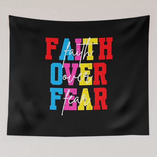 Item preview, Faith Over Fear,Retro Christian Women's Gospel Quotes, Inspirational  Christian Woman Design designed and sold by mattlee20.