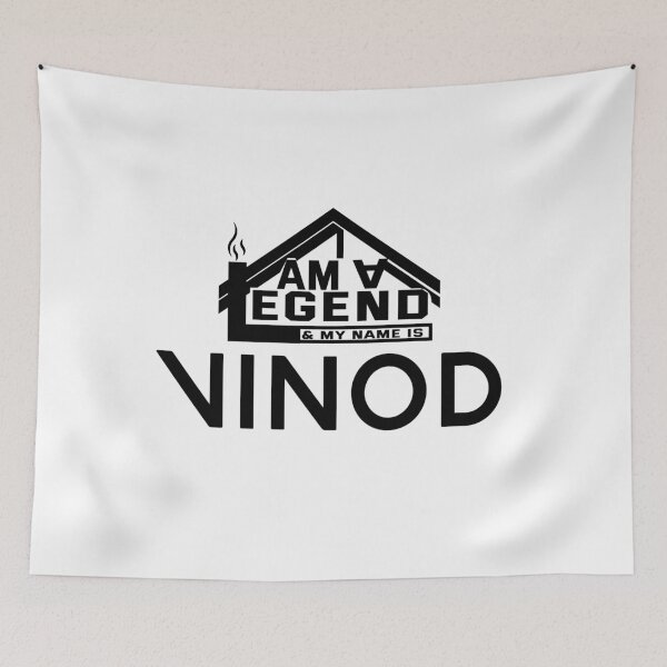 Item preview,  I Am a Legend: Custom Name Design for Vinod designed and sold by koreatvtea.