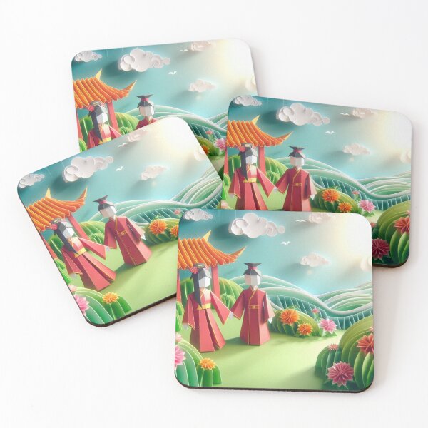 Item preview, Qixi festival Origami Style designed and sold by KRTstudio.