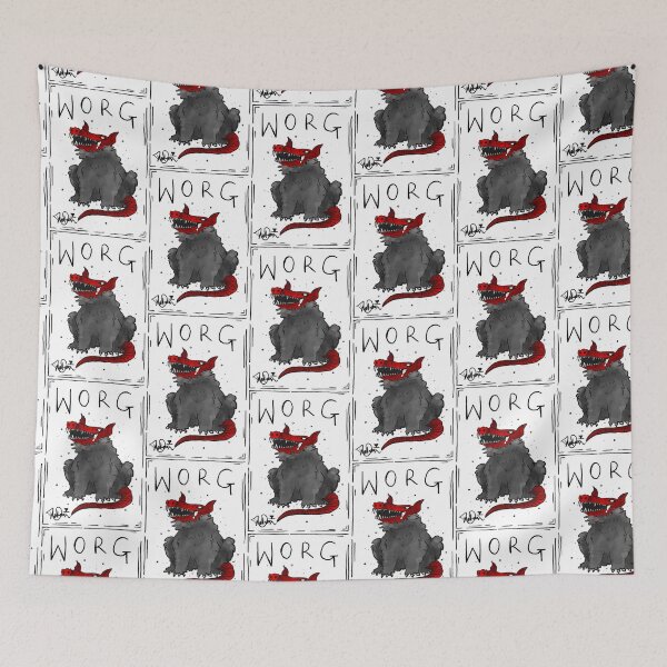Item preview, Monster Manual Alphabet: worg designed and sold by TheDoodlemancer.