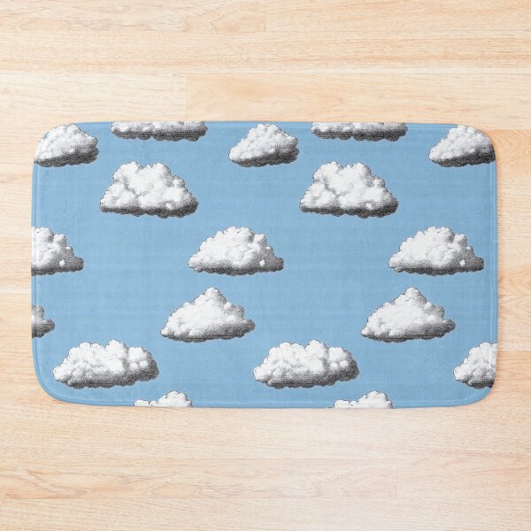 Item preview, Sketchy Fluffy Clouds Pattern designed and sold by patternicco.