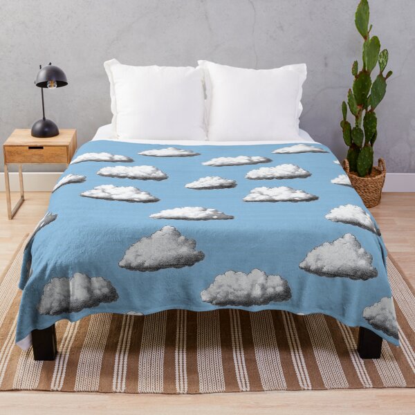 Item preview, Sketchy Fluffy Clouds Pattern designed and sold by patternicco.