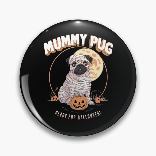 Item preview, Mummy pug - Pugoween designed and sold by JansenGS.
