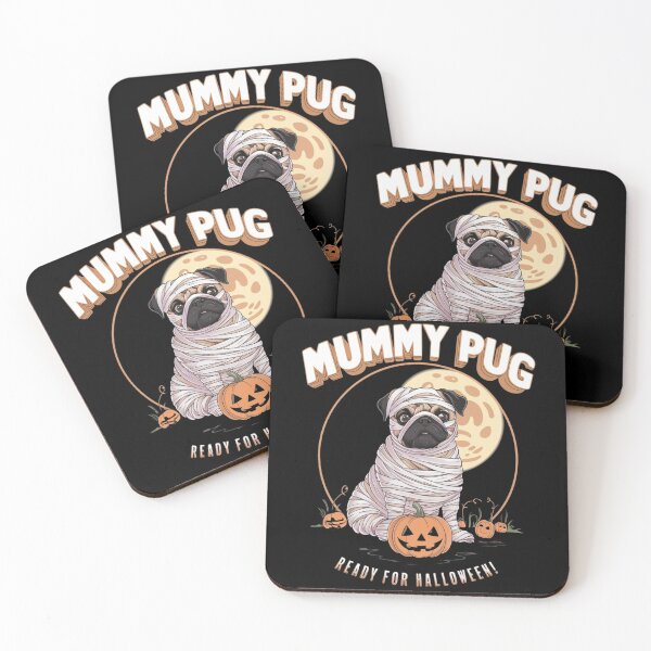 Item preview, Mummy pug - Pugoween designed and sold by JansenGS.