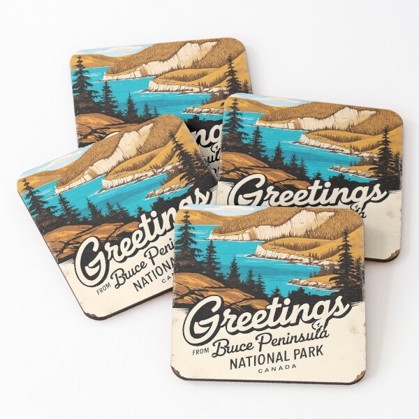Item preview, Bruce Peninsula National Park Canada Postcard Vintage Travel Retro designed and sold by TravelPostcardGems.