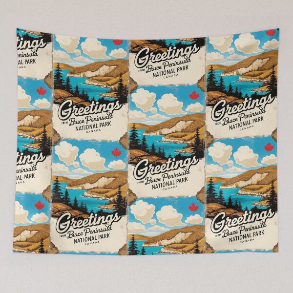 Item preview, Bruce Peninsula National Park Canada Postcard Vintage Travel Retro designed and sold by TravelPostcardGems.