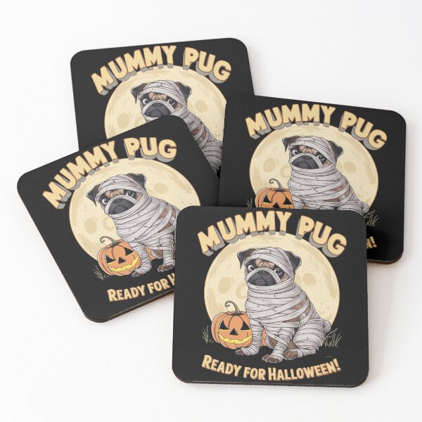 Item preview, Mummy pug - Pugoween designed and sold by JansenGS.
