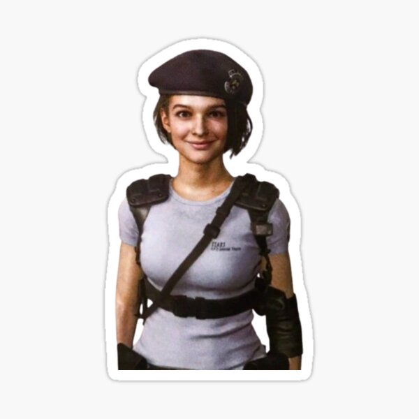 Item preview, Jill Valentine lächelt Stars-Outfit designed and sold by Neesu.