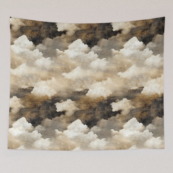 Item preview, Fluffy Clouds Dreamy Sky Pattern designed and sold by patternicco.