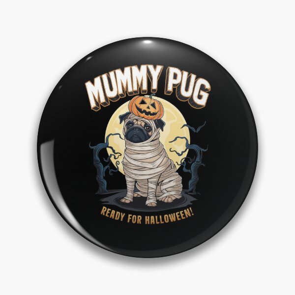 Item preview, Mummy pug - Pugoween designed and sold by JansenGS.
