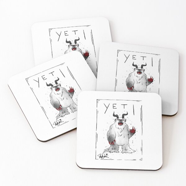 Item preview, Monster Manual Alphabet: yeti designed and sold by TheDoodlemancer.