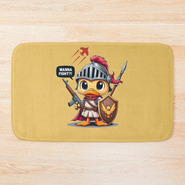 Item preview, Ancient Warrior Duck: 'Wanna Fight' - Cute and Fierce Duck Design designed and sold by Ali Doodles.