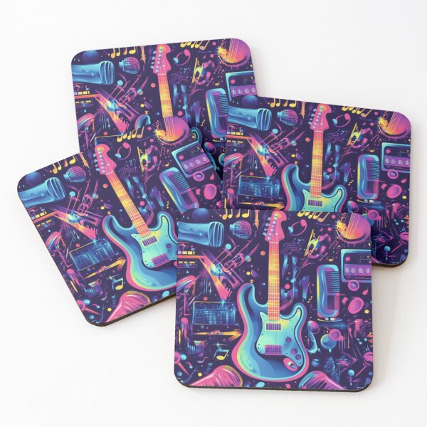 Item preview, Neon Dynamic Guitar Music Scene designed and sold by Rafał Stadnik.