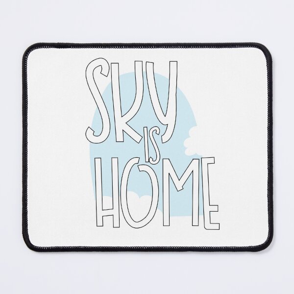 Item preview, Sky is home travel cute aviation quote designed and sold by doodlyanddeva.
