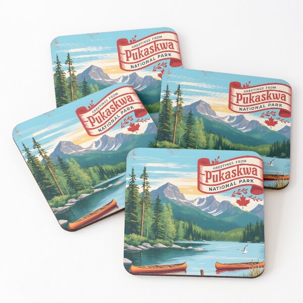 Item preview, Pukaskwa National Park Canada Postcard Vintage Travel Retro designed and sold by TravelPostcardGems.