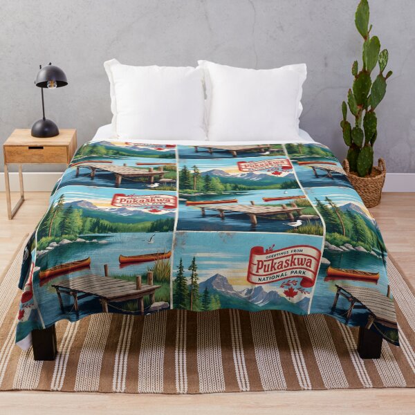 Item preview, Pukaskwa National Park Canada Postcard Vintage Travel Retro designed and sold by TravelPostcardGems.